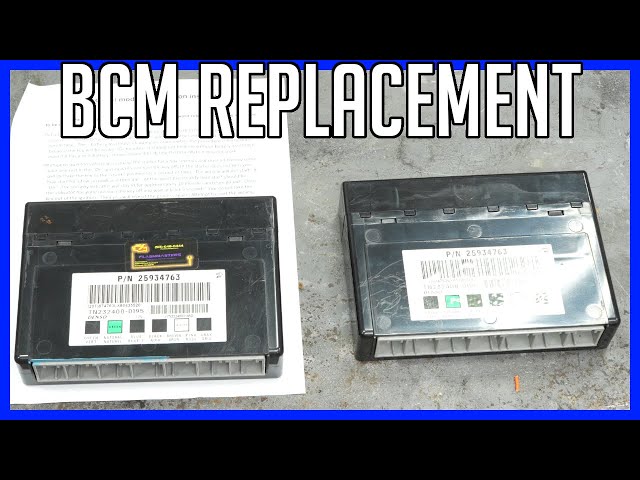 How to Replace a BCM (Body Control Module)