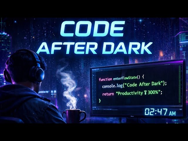 Code After Dark 🌃 | Deep Night Coding — Flow State for Long Sessions
