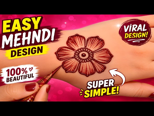 राखी के त्योहार पर लगाएं ये Trending Mehndi Design | simple mehndi design   | anisha mehndi magic