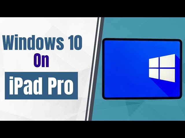 How to turn your 2024 iPad Pro into a Windows Computer!