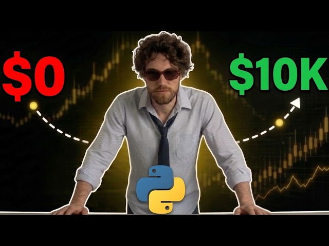 How I Built a Quant Trading Bot with Python (From $0 to $10,000) | NO CLAUDE
