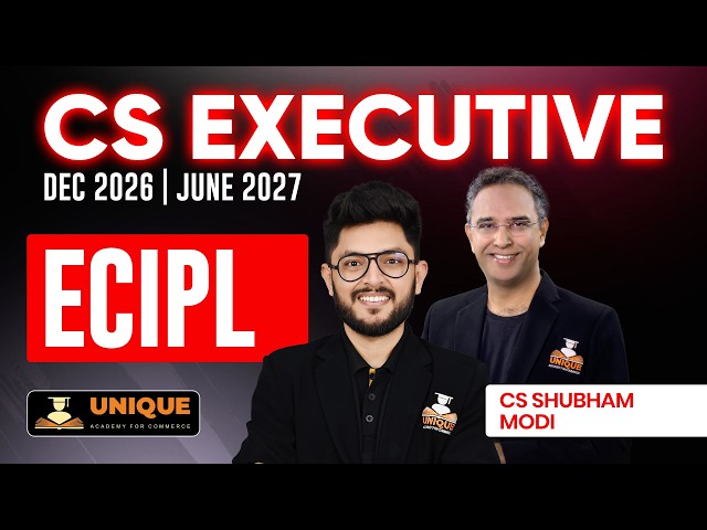 TRADEMAKRK CS Executive One Shot | ECIPL | Dec 2026 & June 2027 | CS Shubham Modi