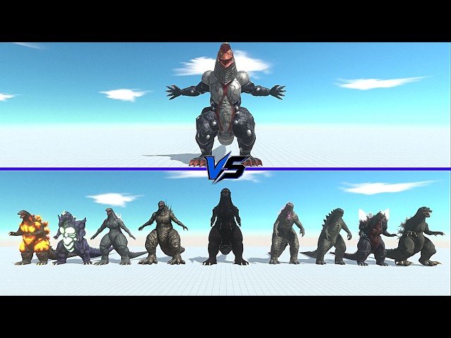 Golza vs All Godzilla - Animal Revolt Battle Simulator | ARBS