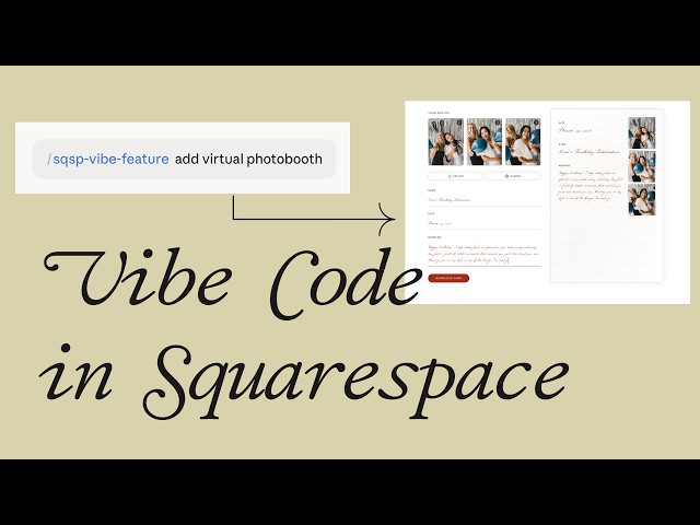 How to Vibe Code Interactive Features in Squarespace (Using Claude Skills)