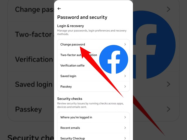 How to Change Facebook Password | Facebook Password Change 2026 | Facebook Password Reset #shorts