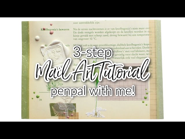 Penpal With Me: 3-step Envelope Art Tutorial