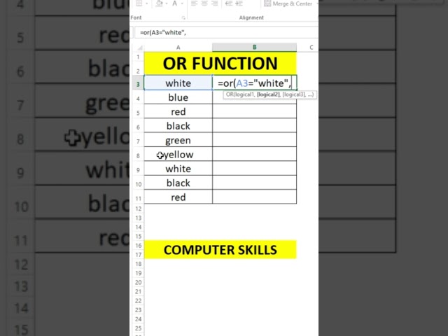 ✅ OR Function in Excel Explained with Examples! | Excel Logic Functions