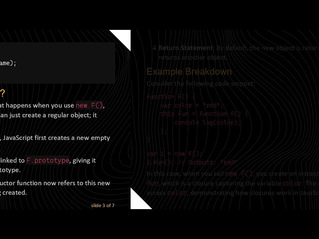 Understanding the Instantiation of a Constructor Function in JavaScript