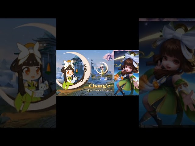 MLBB - Chang'e ft. Gacha Club #shorts  #mobilelegends  #gachaclub