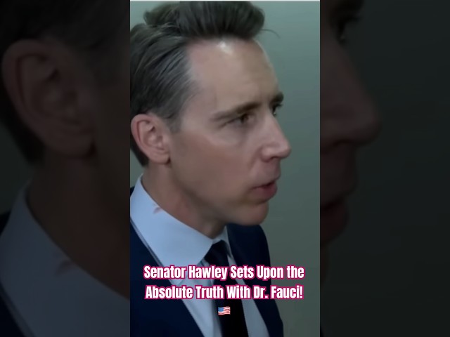 Senator Hawley Sets Upon the Absolute Truth With Dr. Fauci! 🇺🇸