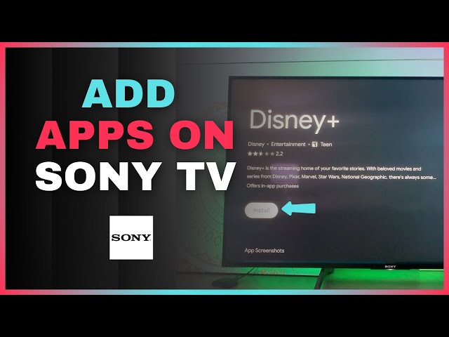 Add or Remove Apps on Sony Bravia Android TV