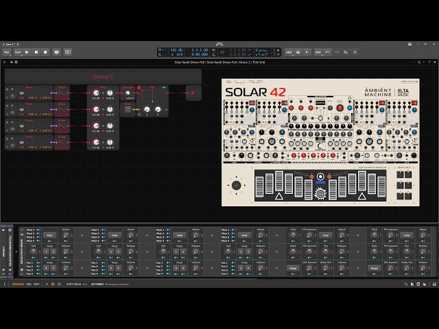 Building a Drone Synth inspired by Solar 42 in Bitwig's Grid