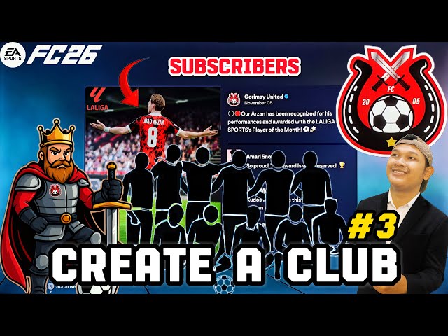 LAHIRNYA KLUB BARU DI LA LIGA MEMBUAT MADRID & BARCA FRUSTASI | FC26 CREATE A CLUB EPISODE 3