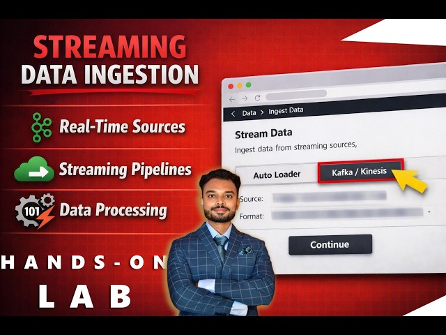 Databricks Streaming Data Ingestion Hands on