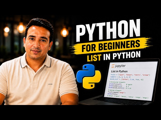 Python for Beginners | Lesson 02: List
