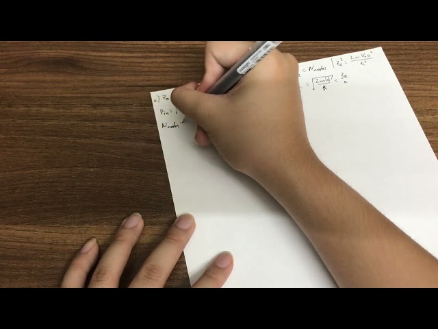 MIT ocw Problem Set 1: question 4 (8.05) Quantum Physics 2