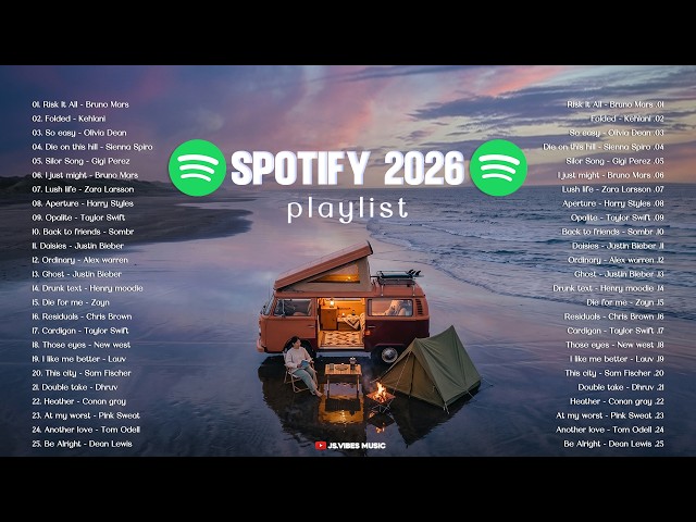 Chill Vibes Trending Music Spotify 2026🤍|| Top 100 Hits English Songs -- Viral Tiktok Acoustic 2026