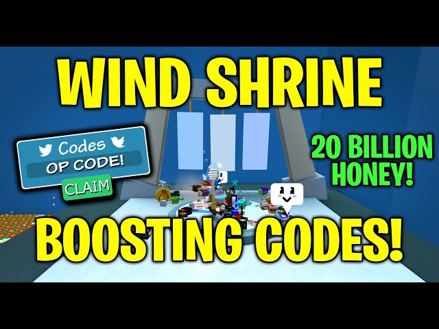How to use Wind Shrine to Boost Codes! - Bee Swarm Simulator