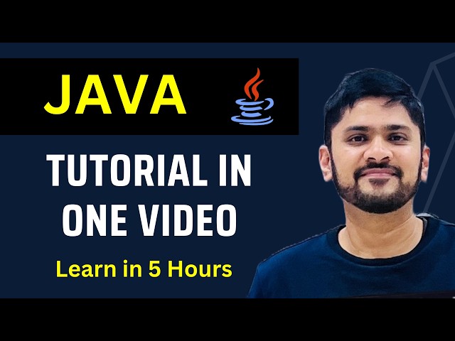 Learn Java in 5 hours | With Study Material | 150+ Coding Examples | Java Tutorial | Amit Thinks