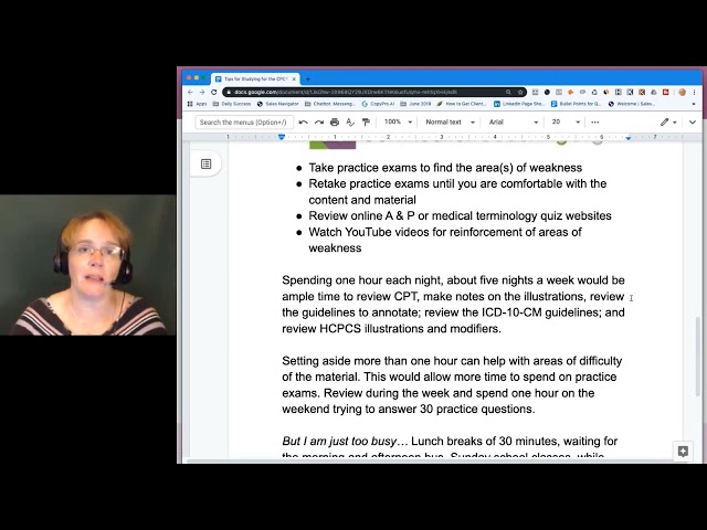 Tips for Studying for the CPC® Exam in the Next Three Months