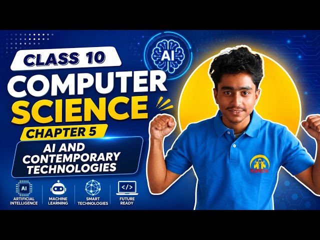 CLASS 10 COMPUTER SCIENCE CHAPTER 5 AI AND CONTEMPORARY TECHNOLOGIES #elopeeth #class10