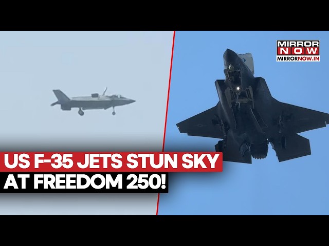 US F-35 Lightning Stuns DC Skies As America Marks 250 Years Of Independence