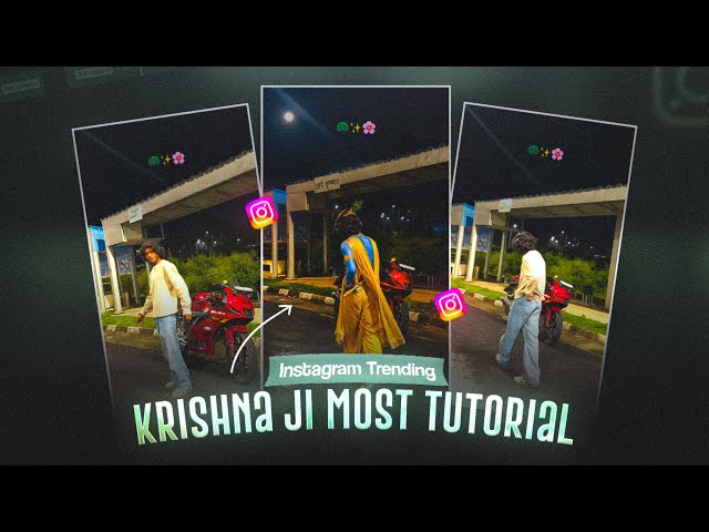 Krishna Ji Trending Reel Editing 🔥 | VN Template & VN Code | Full Tutorial