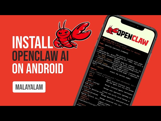 How to Install OpenClaw AI Agent on Android using BotDrop | Malayalam