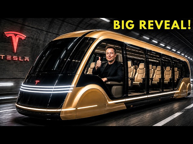 Tesla Robovan Patent FINALLY Confirmed: No Steering Wheel, 20 Seats!