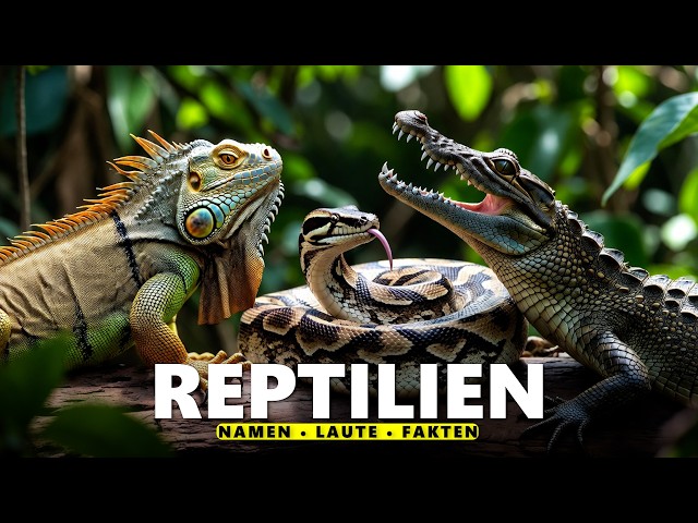 Reptilien | 14 Namen, Geräusche & Merkmale (wissenschaftliche Namen)