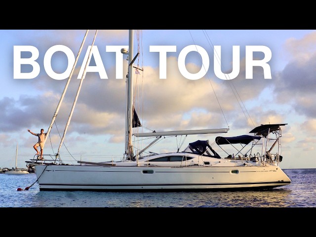 BOAT TOUR of our 20-year-old 49-foot sailboat