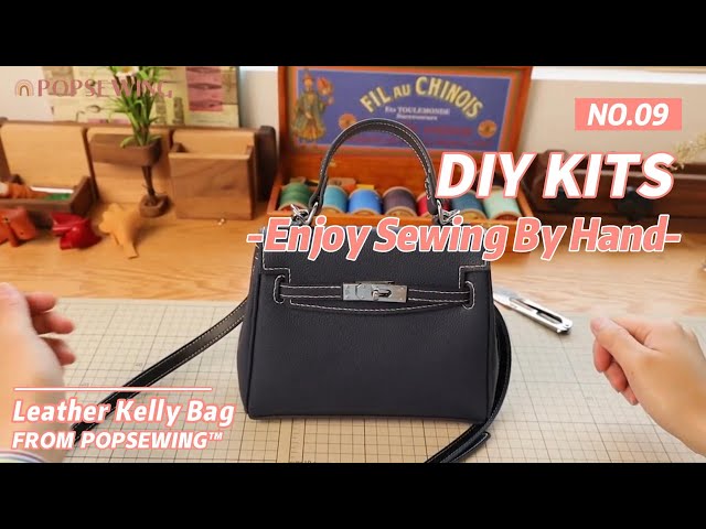 Mini Kelly Bag DIY Leather Kit -Make a Inspired Bag at Home | POPSEWING™
