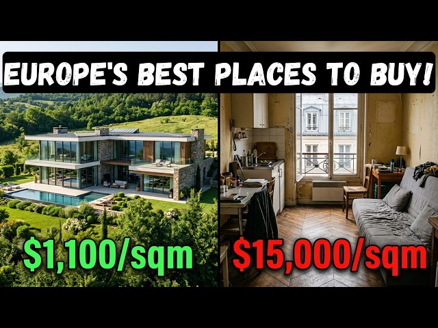 15 Best Places in Europe to Buy a Property To Live & Rent! | Cheap European Real Estate Investing