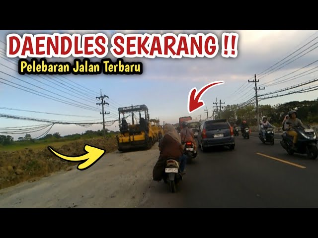 Current Conditions of the Daendels Manyar Gresik Road Widening Project 2026 | Evening Atmosphere ...