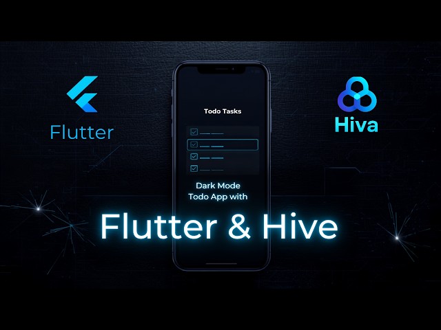 Flutter Todo App with Hive | Part 3 - adding Hive and finish the app