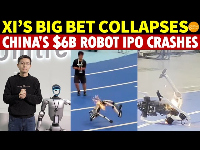 Xi Jinping’s Big Bet Collapses! China’s $6 Billion Robot IPO Crashes, Robots Become A Global Joke