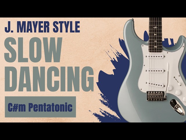 Emotional John Mayer Style Backing Track (C#m) 🎸 Slow Dancing Neo Soul Blues Jam