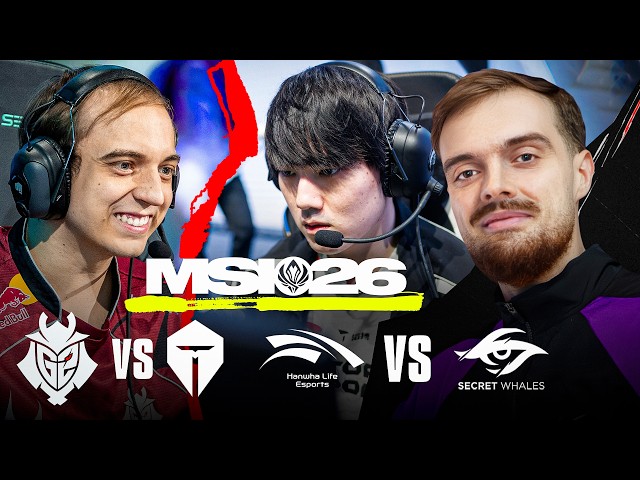 G2 DEBUTA EN EL MSI VS TOP ESPORTS | HLE VS TSW | BO5 | MSI DÍA 1
