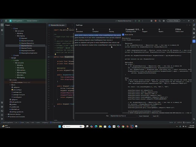 Java & Kotlin Integration Test generation Intellij Plugin
