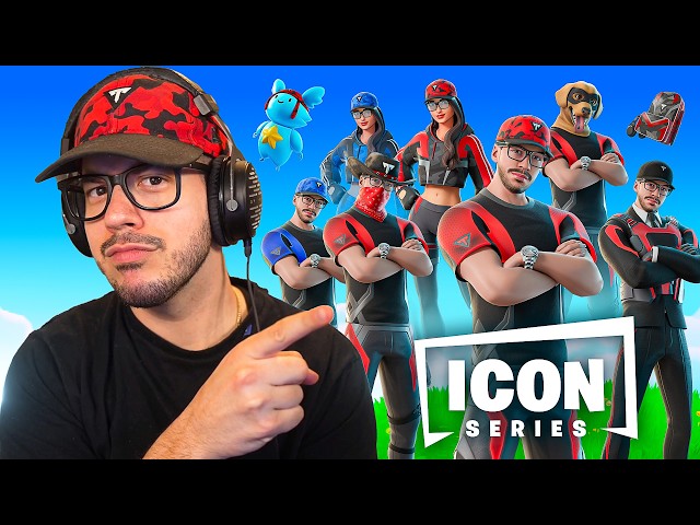 REACTING to MY FORTNITE ICON SKIN (Typical Gamer)