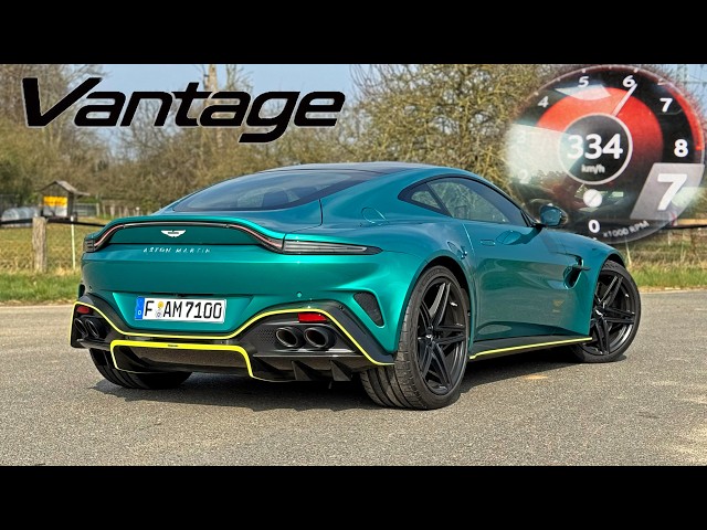 2025 Aston Martin Vantage // 334KM/H REVIEW on AUTOBAHN