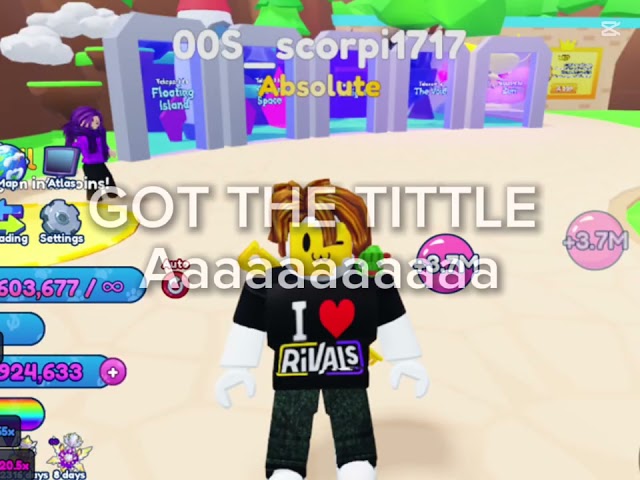 GETTING A SHINY “INFINITY” ON BGSI