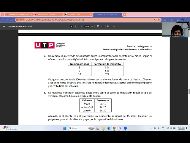 UTP Guía de Laboratorio Semana 4
