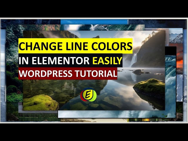 Change Line Colors in Elementor Easily – WordPress Tutorial