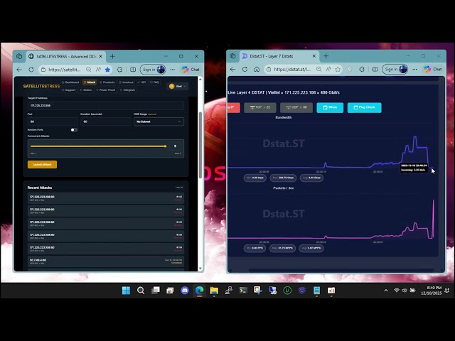 COOKING 400GB DSTAT WITH SATELLIRESTRESS.ST | DDOS | BEST B0TNET | C2 | API