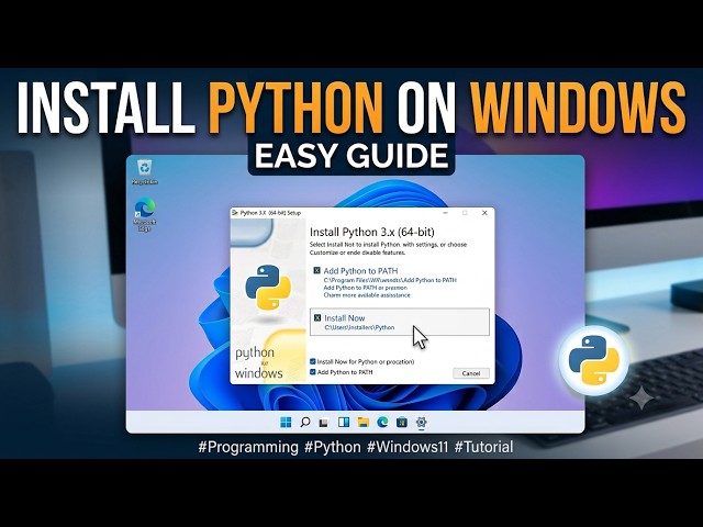 2- تثبيت وتهيئة بيئة العمل للتعامل مع لغة Python
