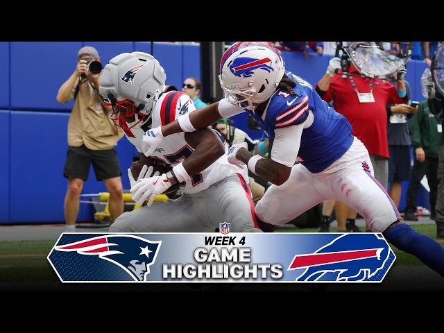 Highlights del partido New England Patriots vs. Buffalo Bills | Semana 4 de la temporada 2026 de ...