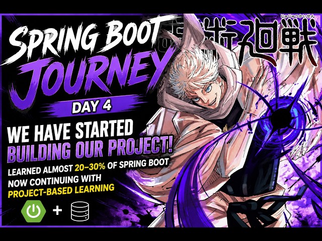🚀 Spring Boot Journey – Starting Our First Real Project