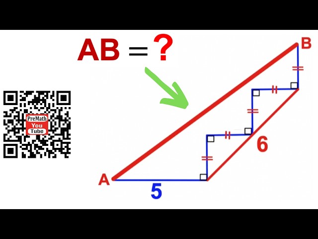 Can you find the AB length? | (Triangles) | #math  #maths | #geometry