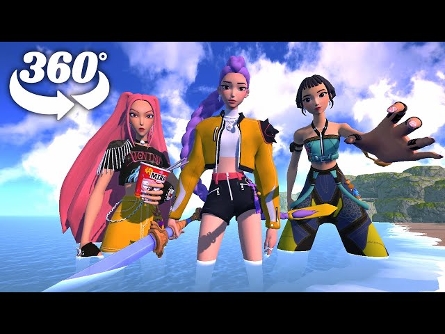 KPop Demon Hunters Movie Collection ! 360° VR